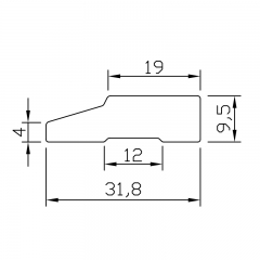 PVC Profile Stair Nose YS-36
