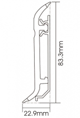Rodapé de PVC F80-D