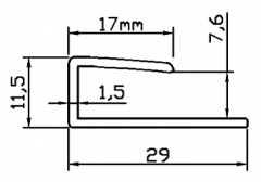 Fivela de piso de PVC de alta qualidade C8