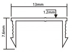 Fivela de telha de linha de PVC YU-13