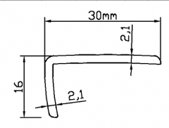 Fivela de piso de PVC de alta qualidade L15