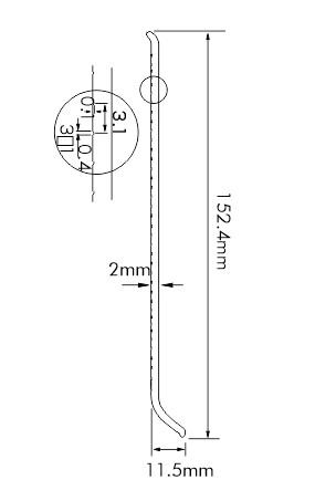 Rodapé de PVC S53-A